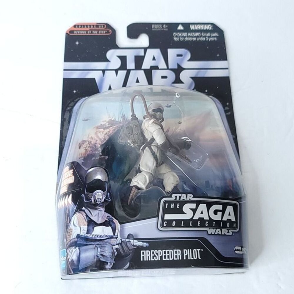 Hasbro- Star Wars The Saga Collection- Firespeeder Pilot- Figure #022- Hologram